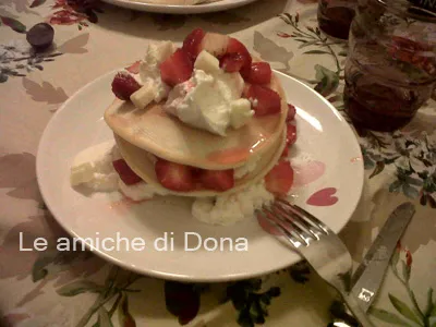 La prima ricetta dei pancake che ho preparato